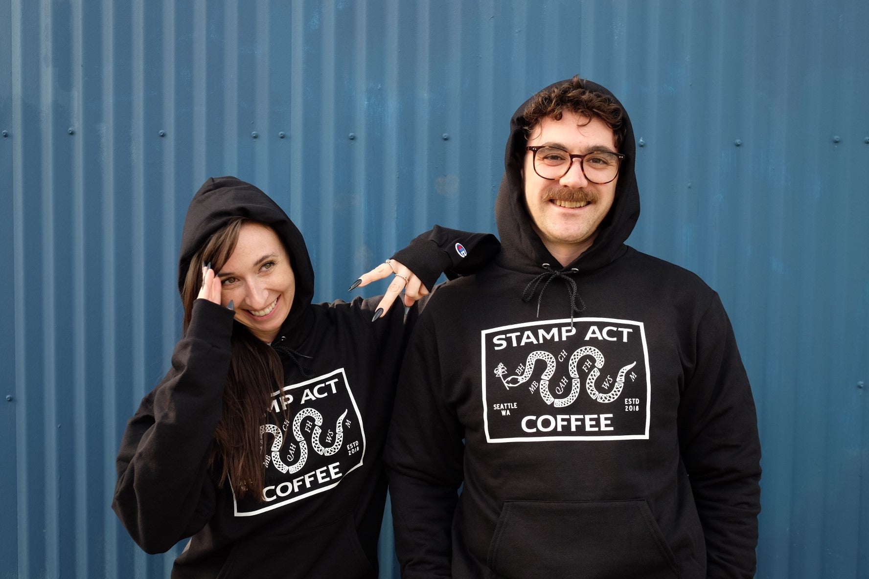 Stamp Act Logo Hoodie – stampactcoffee